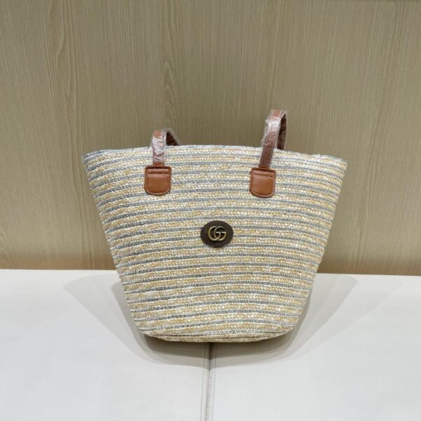 réplica,joyas,joyería,1:1,replica,fake,lujo,barato Bolso de paja versátil y moderno de Gucci.