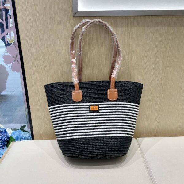 réplica,joyas,joyería,1:1,replica,fake,lujo,barato Hermes nuevo bolso de mujer de paja hecho a mano