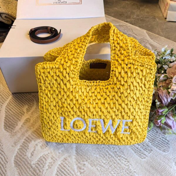 réplica,joyas,joyería,1:1,replica,fake,lujo,barato Bolso tote de paja Loewe
