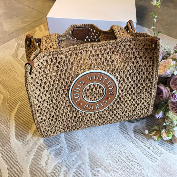 réplica,joyas,joyería,1:1,replica,fake,lujo,barato bolso bombonera LV tejido