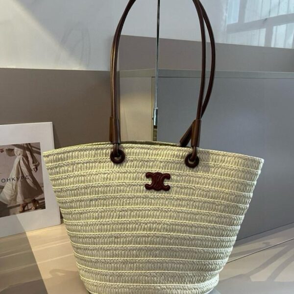réplica,joyas,joyería,1:1,replica,fake,lujo,barato Bolso de paja del sitio web oficial de Celine