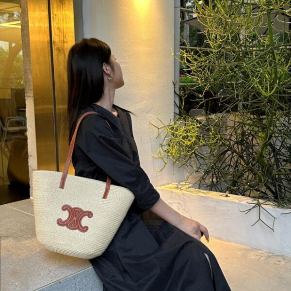 réplica,joyas,joyería,1:1,replica,fake,lujo,barato Celine nuevo bolso de paja