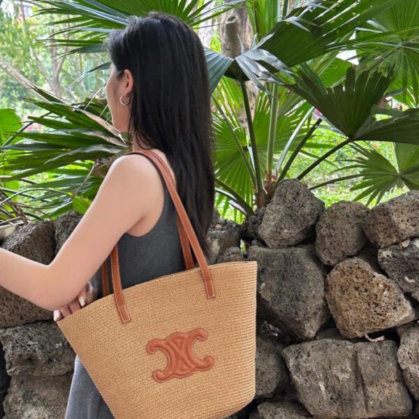 réplica,joyas,joyería,1:1,replica,fake,lujo,barato Celine nuevo bolso de paja