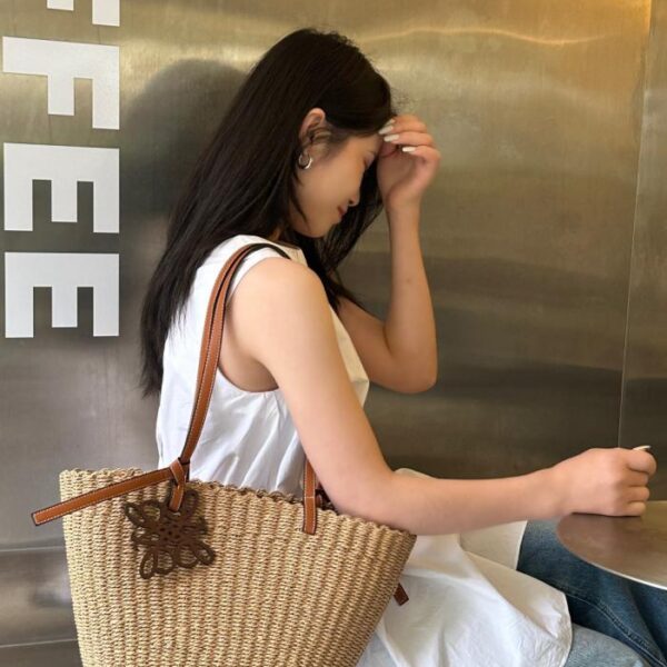 réplica,joyas,joyería,1:1,replica,fake,lujo,barato Bolso de paja LOEWE bolso de paja estilo verano