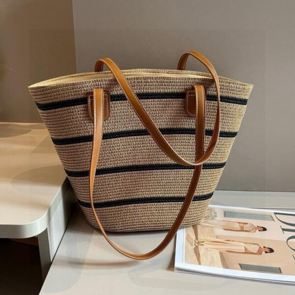 réplica,joyas,joyería,1:1,replica,fake,lujo,barato Sitio web oficial de LOEWE bolso de paja bolso de rafia tejido a mano