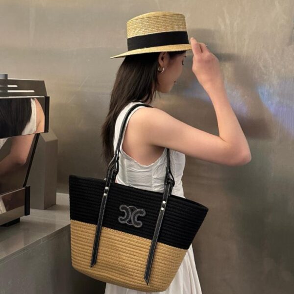 réplica,joyas,joyería,1:1,replica,fake,lujo,barato Celine nuevo bolso tejido, bolso de hombro casual