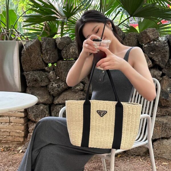 réplica,joyas,joyería,1:1,replica,fake,lujo,barato bolso de paja PRADA