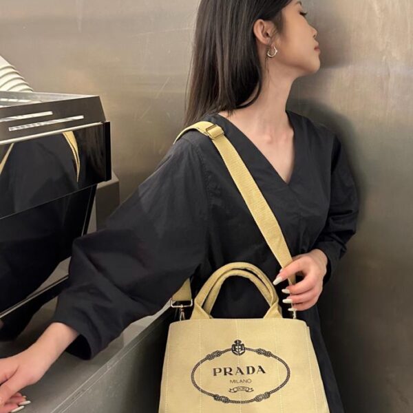 réplica,joyas,joyería,1:1,replica,fake,lujo,barato Prada nuevo bolso tote de lona