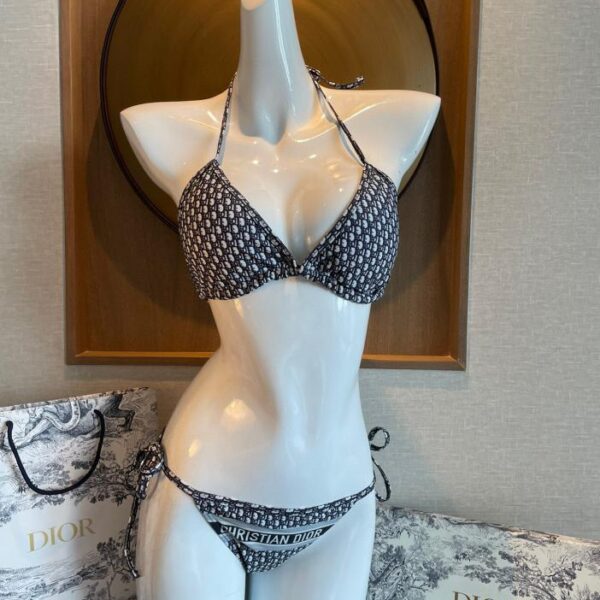 réplica,joyas,joyería,1:1,replica,fake,lujo,barato Traje de baño bikini Dior adecuado para diversos escenarios ♀Playa, piscina, aguas termales, parque acuático, rafting