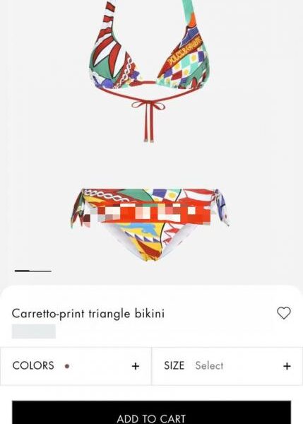 réplica,joyas,joyería,1:1,replica,fake,lujo,barato El nuevo bikini de DG es un traje de baño adecuado para diversos escenarios: playa, piscina, aguas termales, parque acuático, rafting.