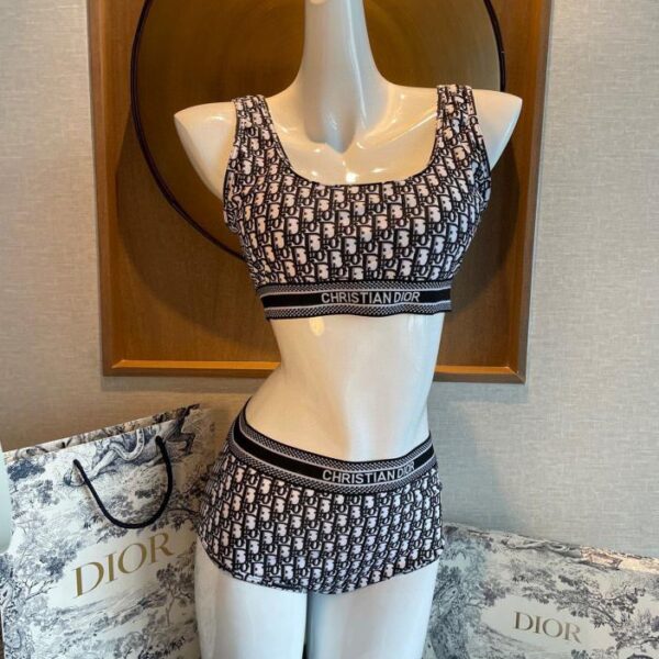 réplica,joyas,joyería,1:1,replica,fake,lujo,barato Traje de baño dividido Dior adecuado para diversos escenarios ♀Playa, piscina, aguas termales, parque acuático, rafting
