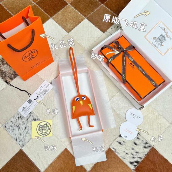 réplica,joyas,joyería,1:1,replica,fake,lujo,barato Colgante de bolso HERMES Hibouton Charm