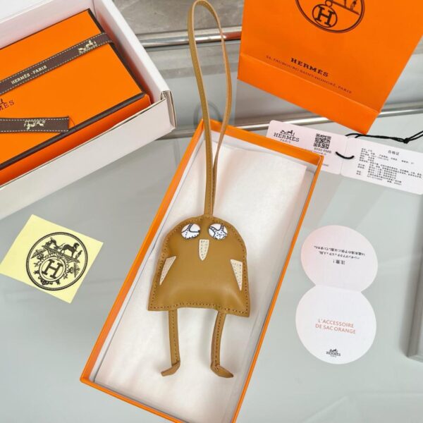 réplica,joyas,joyería,1:1,replica,fake,lujo,barato Colgante de bolso HERMES Hibouton Charm