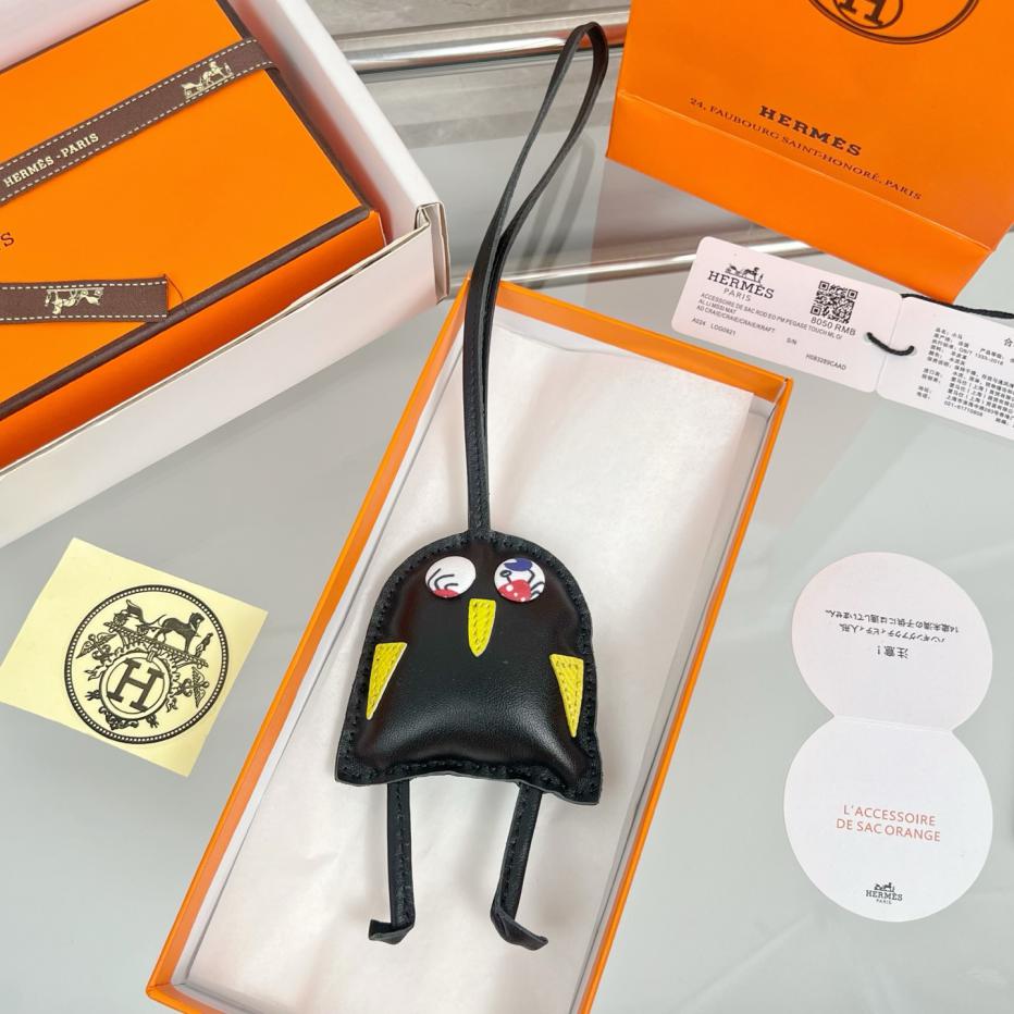 réplica,joyas,joyería,1:1,replica,fake,lujo,barato réplica,joyas,joyería,1:1,replica,fake,lujo,barato Colgante de bolso HERMES Hibouton Charm