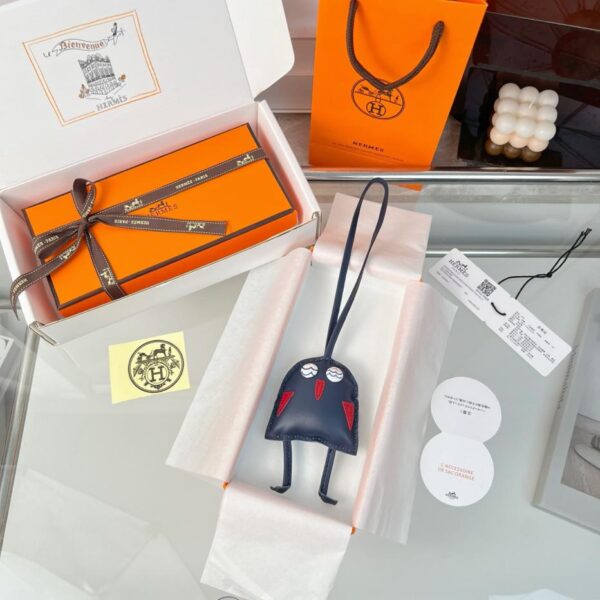 réplica,joyas,joyería,1:1,replica,fake,lujo,barato Colgante de bolso HERMES Hibouton Charm