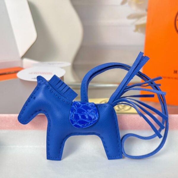 réplica,joyas,joyería,1:1,replica,fake,lujo,barato Colgante y llavero original de bolso HERMES Rodeo pegase de alta calidad hechos con costuras hechas a mano