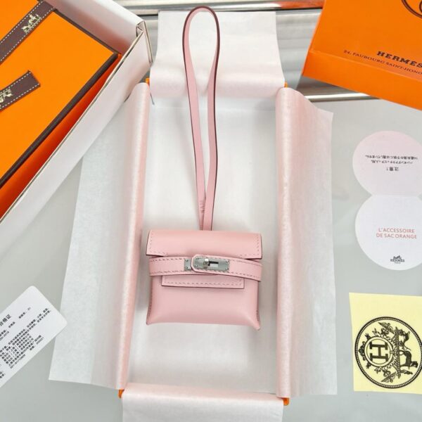 réplica,joyas,joyería,1:1,replica,fake,lujo,barato Colgante para bolso de auriculares HERMES Kelly, producto exquisito original, puramente hecho a mano con costuras