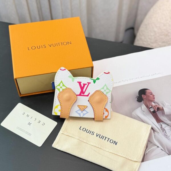 réplica,joyas,joyería,1:1,replica,fake,lujo,barato Tarjetero Louis Vuitton con pata de gato 2 colores