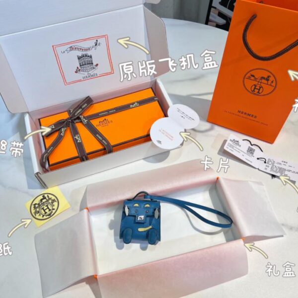 réplica,joyas,joyería,1:1,replica,fake,lujo,barato Hermès Colgante De Bolso Llavero Mini Kelly Robot