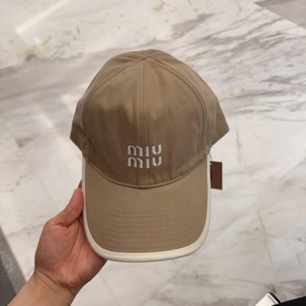 réplica,joyas,joyería,1:1,replica,fake,lujo,barato Miu Miu nueva gorra de béisbol bordada