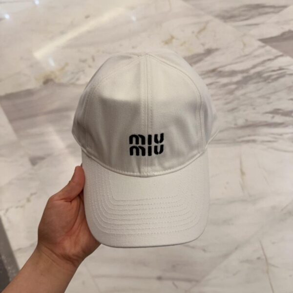 réplica,joyas,joyería,1:1,replica,fake,lujo,barato Miu Miu nueva gorra de béisbol bordada