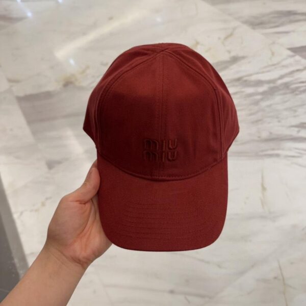 réplica,joyas,joyería,1:1,replica,fake,lujo,barato Miu Miu nueva gorra de béisbol bordada