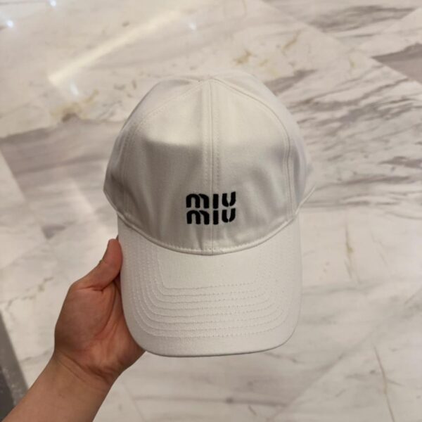 réplica,joyas,joyería,1:1,replica,fake,lujo,barato Miu Miu nueva gorra de béisbol bordada