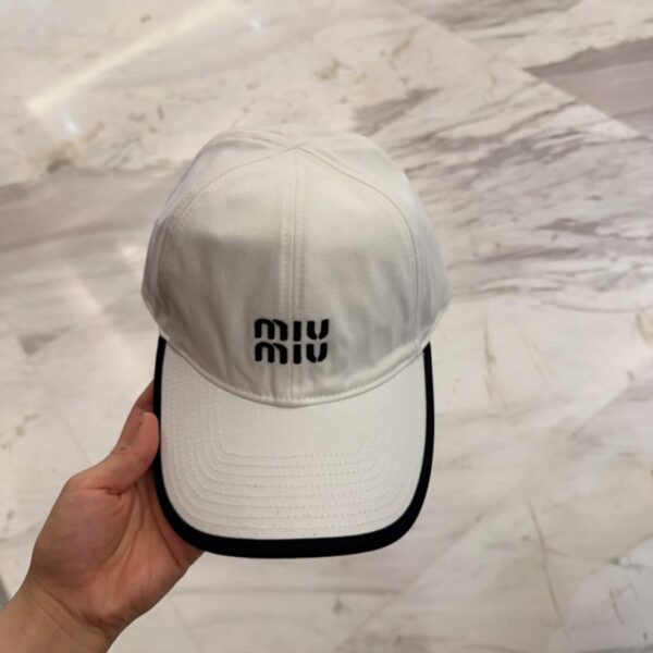 réplica,joyas,joyería,1:1,replica,fake,lujo,barato Miu Miu nueva gorra de béisbol bordada