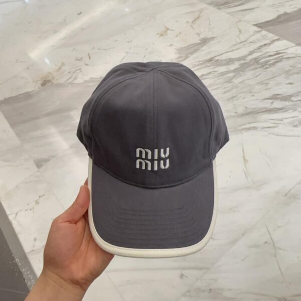 réplica,joyas,joyería,1:1,replica,fake,lujo,barato Miu Miu nueva gorra de béisbol bordada