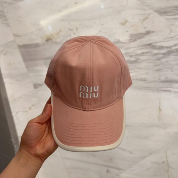 réplica,joyas,joyería,1:1,replica,fake,lujo,barato Miu Miu nueva gorra de béisbol bordada