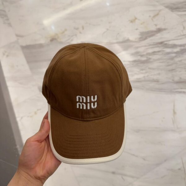réplica,joyas,joyería,1:1,replica,fake,lujo,barato Miu Miu nueva gorra de béisbol bordada