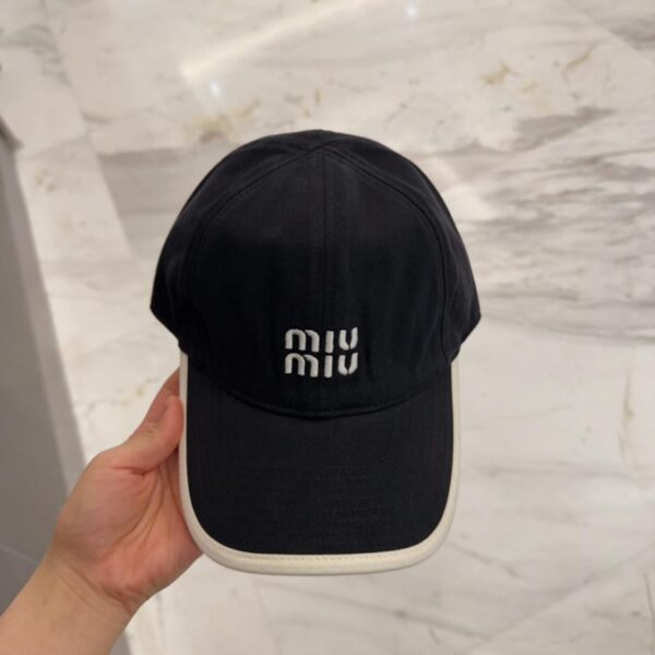 réplica,joyas,joyería,1:1,replica,fake,lujo,barato Miu Miu nueva gorra de béisbol bordada