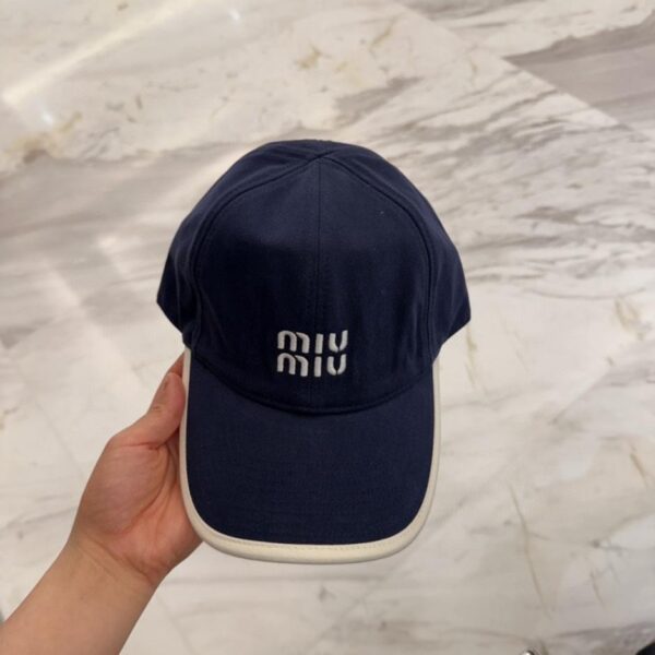 réplica,joyas,joyería,1:1,replica,fake,lujo,barato Miu Miu nueva gorra de béisbol bordada