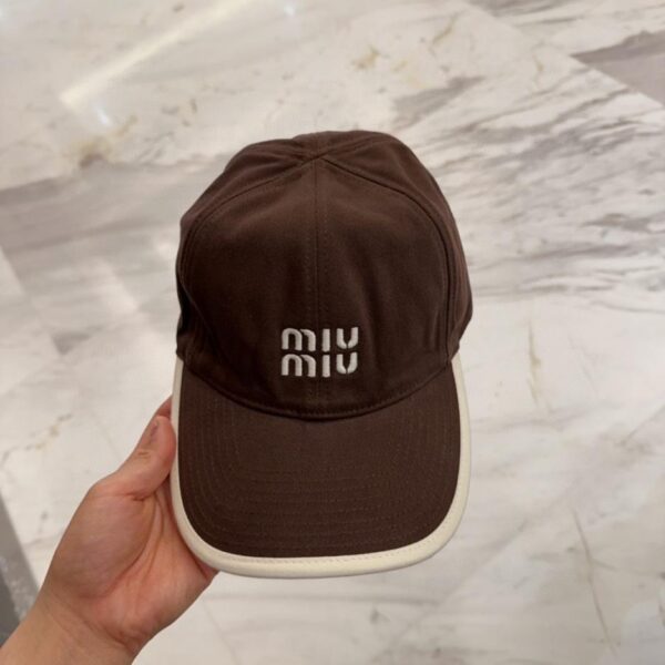 réplica,joyas,joyería,1:1,replica,fake,lujo,barato Miu Miu nueva gorra de béisbol bordada