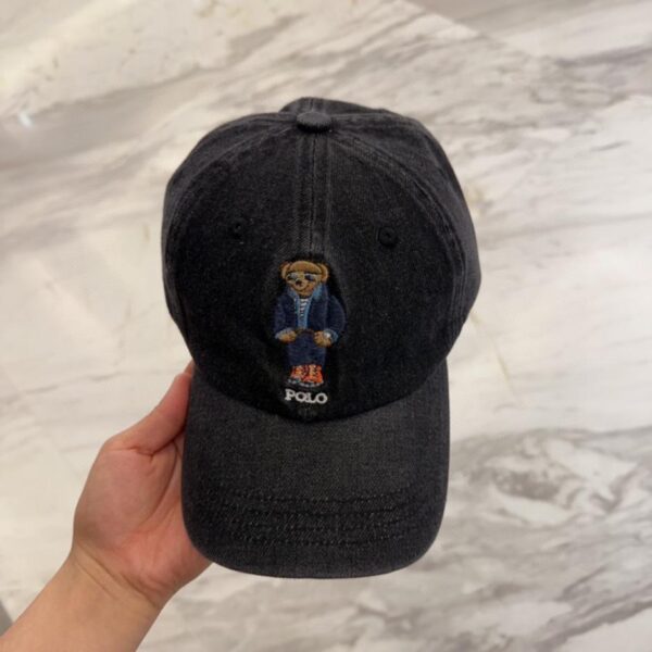 réplica,joyas,joyería,1:1,replica,fake,lujo,barato POLO gorra de béisbol de mezclilla bordada clásica sombrero para el sol bordado 4D