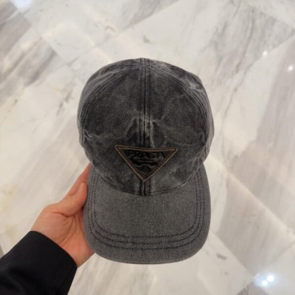réplica,joyas,joyería,1:1,replica,fake,lujo,barato Prada gorra de béisbol con letras bordadas