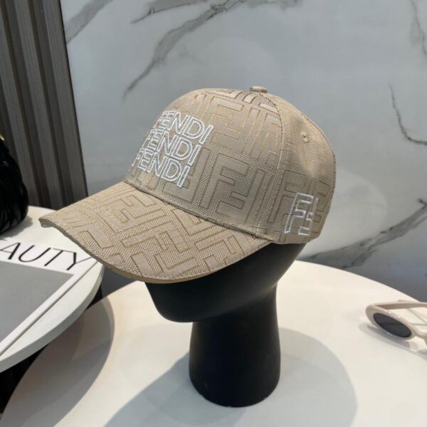 réplica,joyas,joyería,1:1,replica,fake,lujo,barato Gorra de béisbol FENDI serie presbicia, artículo clásico FF de segunda mano