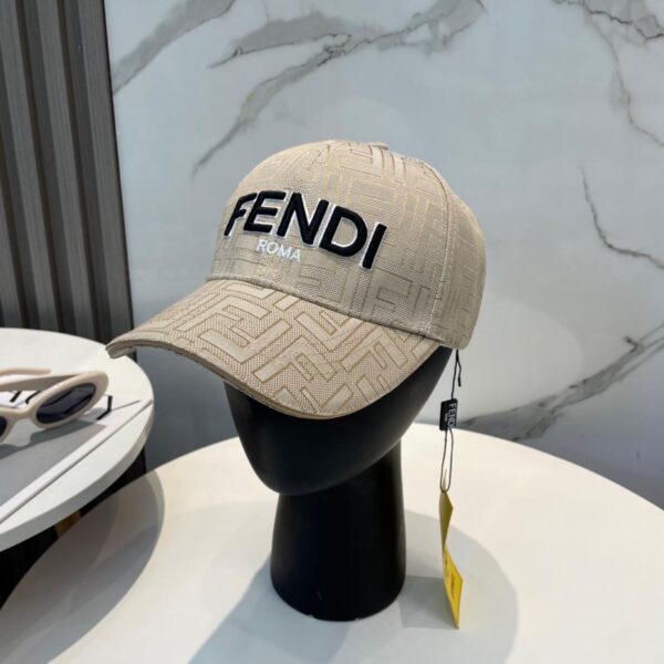 réplica,joyas,joyería,1:1,replica,fake,lujo,barato Gorra de béisbol FENDI serie presbicia, artículo clásico FF de segunda mano