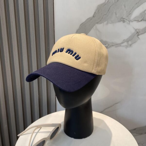 réplica,joyas,joyería,1:1,replica,fake,lujo,barato Miu Miu nueva gorra de béisbol bordada