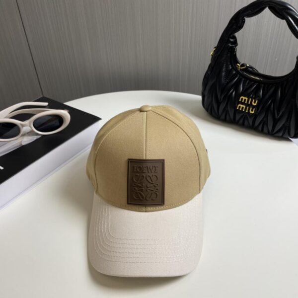 réplica,joyas,joyería,1:1,replica,fake,lujo,barato Nueva gorra de béisbol Loewe con logo clásico simple estilo pareja
