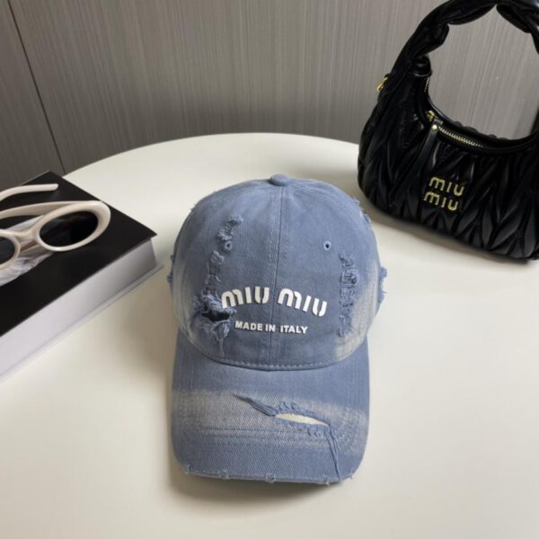 réplica,joyas,joyería,1:1,replica,fake,lujo,barato Miu Miu nueva gorra de béisbol lisa
