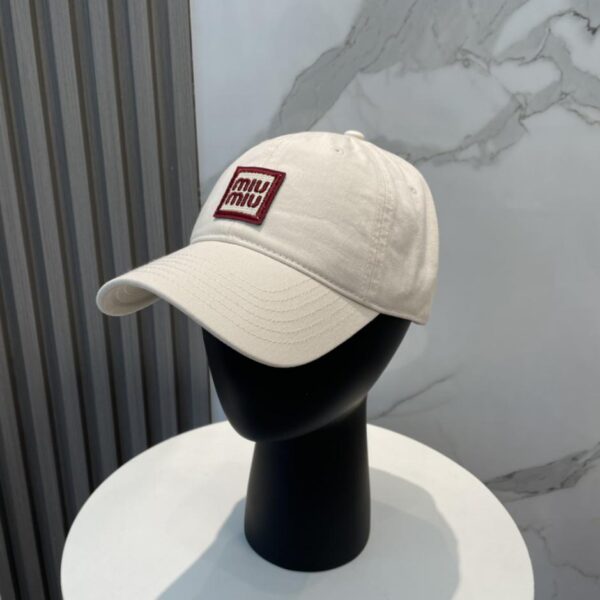 réplica,joyas,joyería,1:1,replica,fake,lujo,barato Miu Miu nueva gorra de béisbol lisa
