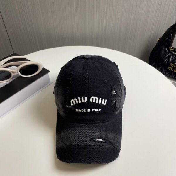 réplica,joyas,joyería,1:1,replica,fake,lujo,barato Miu Miu nueva gorra de béisbol lisa