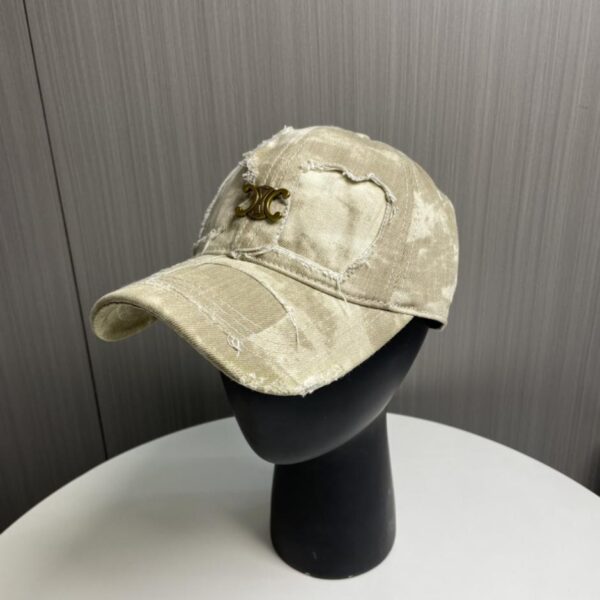 réplica,joyas,joyería,1:1,replica,fake,lujo,barato Gorra de béisbol Celine con lavado de primavera Nueva gorra de béisbol