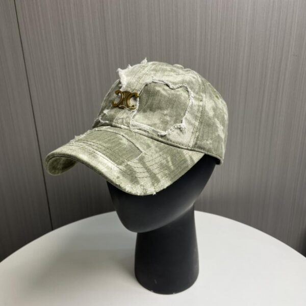réplica,joyas,joyería,1:1,replica,fake,lujo,barato Gorra de béisbol Celine con lavado de primavera Nueva gorra de béisbol