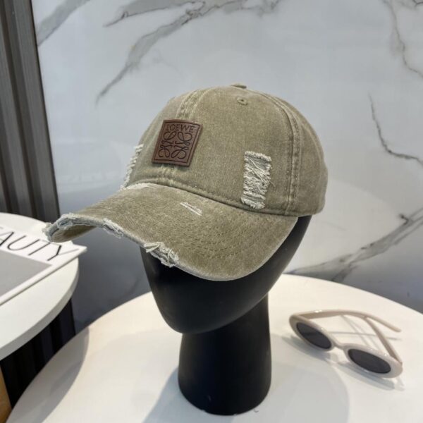 réplica,joyas,joyería,1:1,replica,fake,lujo,barato Gorra de béisbol Loewe nueva lavada, mismo estilo para hombre y mujer