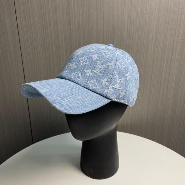 réplica,joyas,joyería,1:1,replica,fake,lujo,barato Gorra de béisbol vaquera original de Louis Vuitton para hombre y mujer.