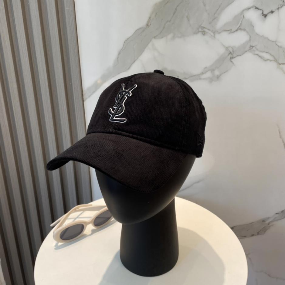 réplica,joyas,joyería,1:1,replica,fake,lujo,barato réplica,joyas,joyería,1:1,replica,fake,lujo,barato Gorra de béisbol de pana bordada con letras de Yves Saint Laurent, estilo coreano, mismo estilo para hombres y mujeres