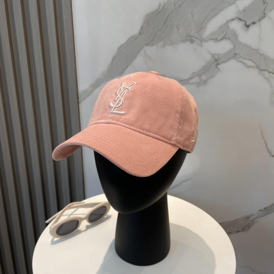 réplica,joyas,joyería,1:1,replica,fake,lujo,barato réplica,joyas,joyería,1:1,replica,fake,lujo,barato Gorra de béisbol de pana bordada con letras de Yves Saint Laurent, estilo coreano, mismo estilo para hombres y mujeres