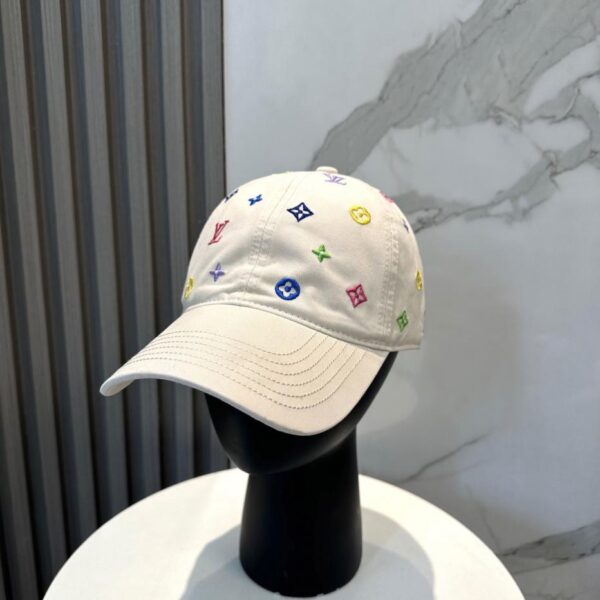 réplica,joyas,joyería,1:1,replica,fake,lujo,barato Gorra de béisbol con letras bordadas de envío de versión alta de Louis Vuitton